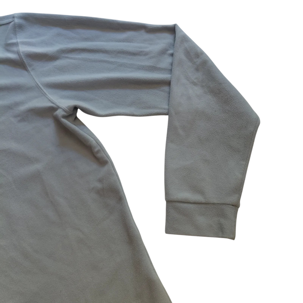 My Store pre-owned grey Champion fleece long sleeve top with ribbed cuff detail
