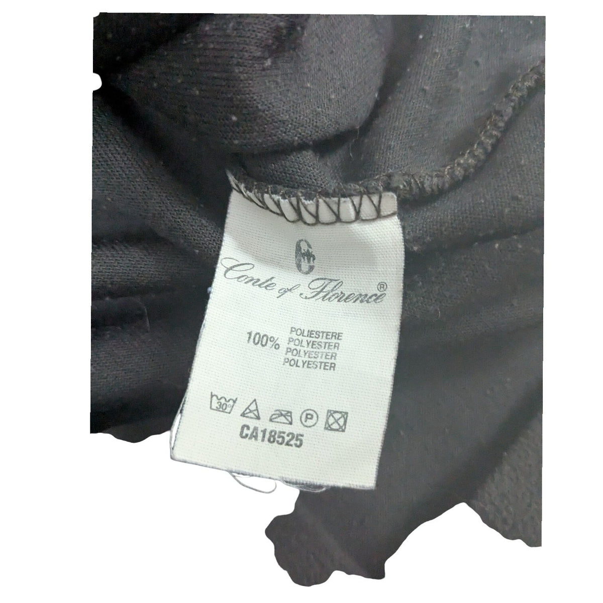 Conte Thomas Fleece Pullover Mens L Dark Grey Quarter Zip Jumper