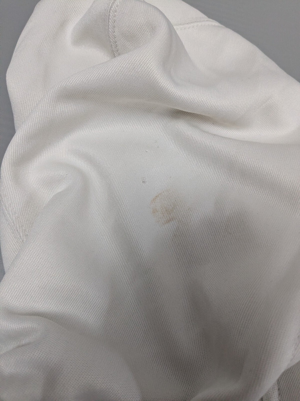 Nike Hoodie Mens M White Logo-Tape Full-Zip Sweatshirt