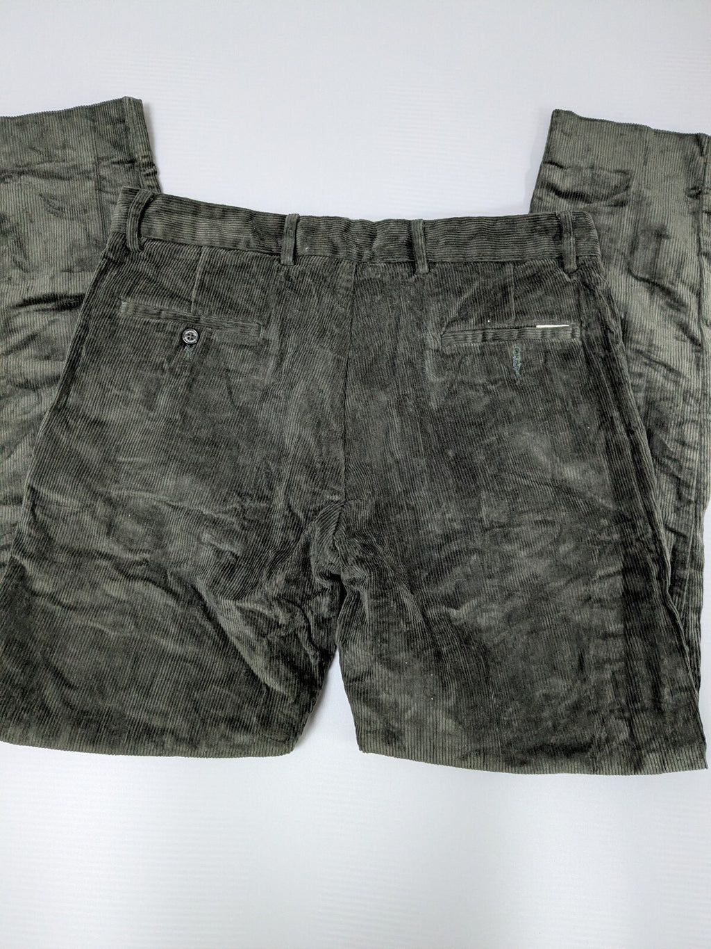 Brooksfield Trousers Mens W32 L32 Grey Ivy Slim Chinos