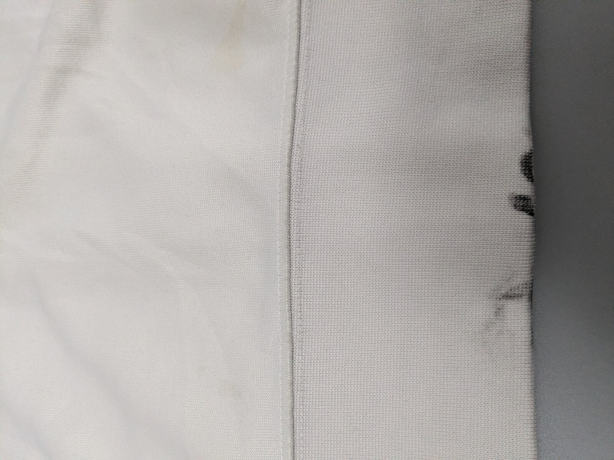 Nike Hoodie Mens M White Logo-Tape Full-Zip Sweatshirt