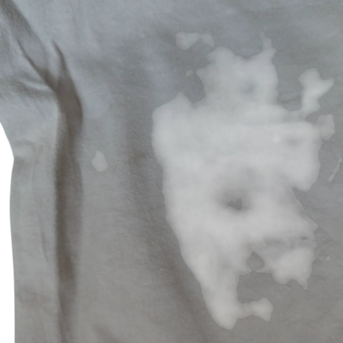 My Store grey Nike cotton jersey t-shirt with visible fabric wear and staining