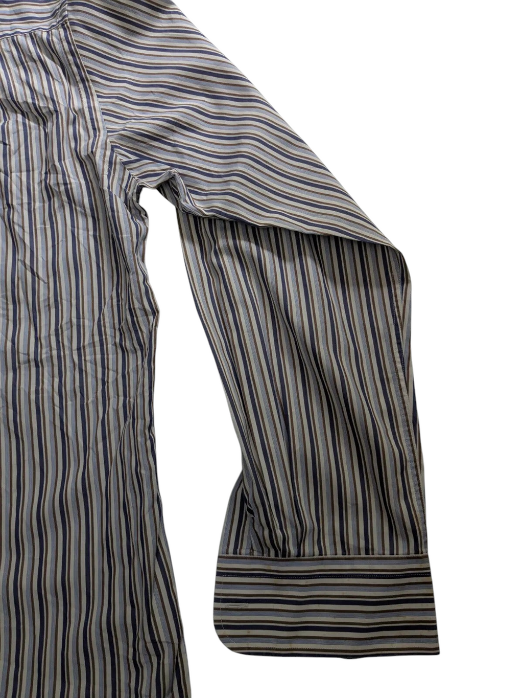 My Store Paul & Shark long sleeve button up shirt featuring a multi-colored vertical stripe pattern