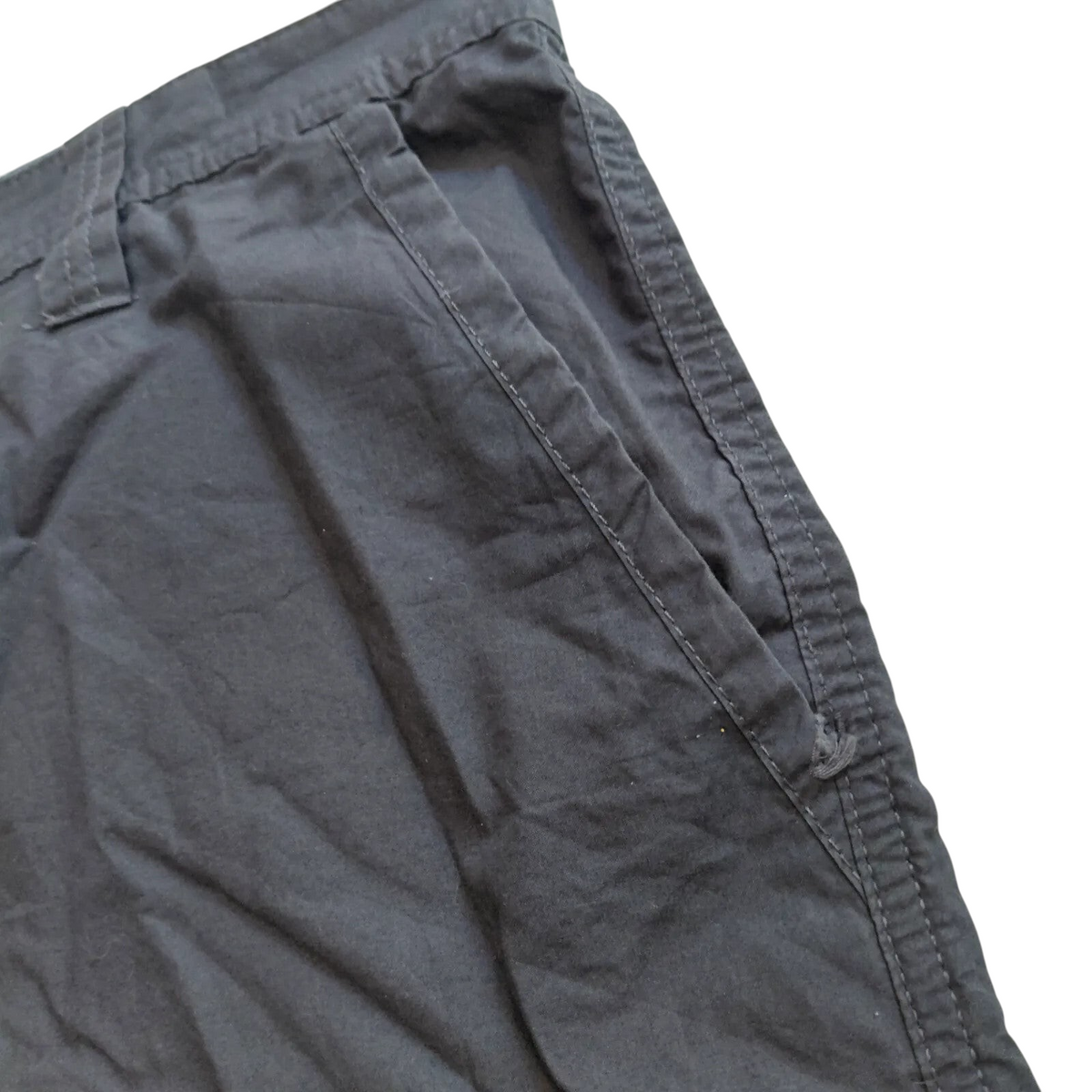 My Store Columbia mens grey chino shorts with side pocket detail