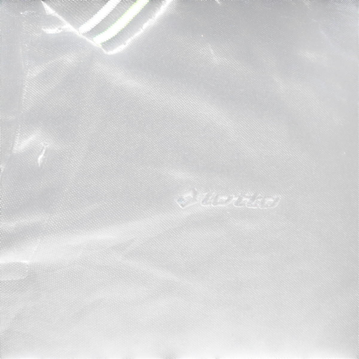 My Store black Lotto polo shirt with short sleeves, button-up collar, and embroidered chest logo detail.