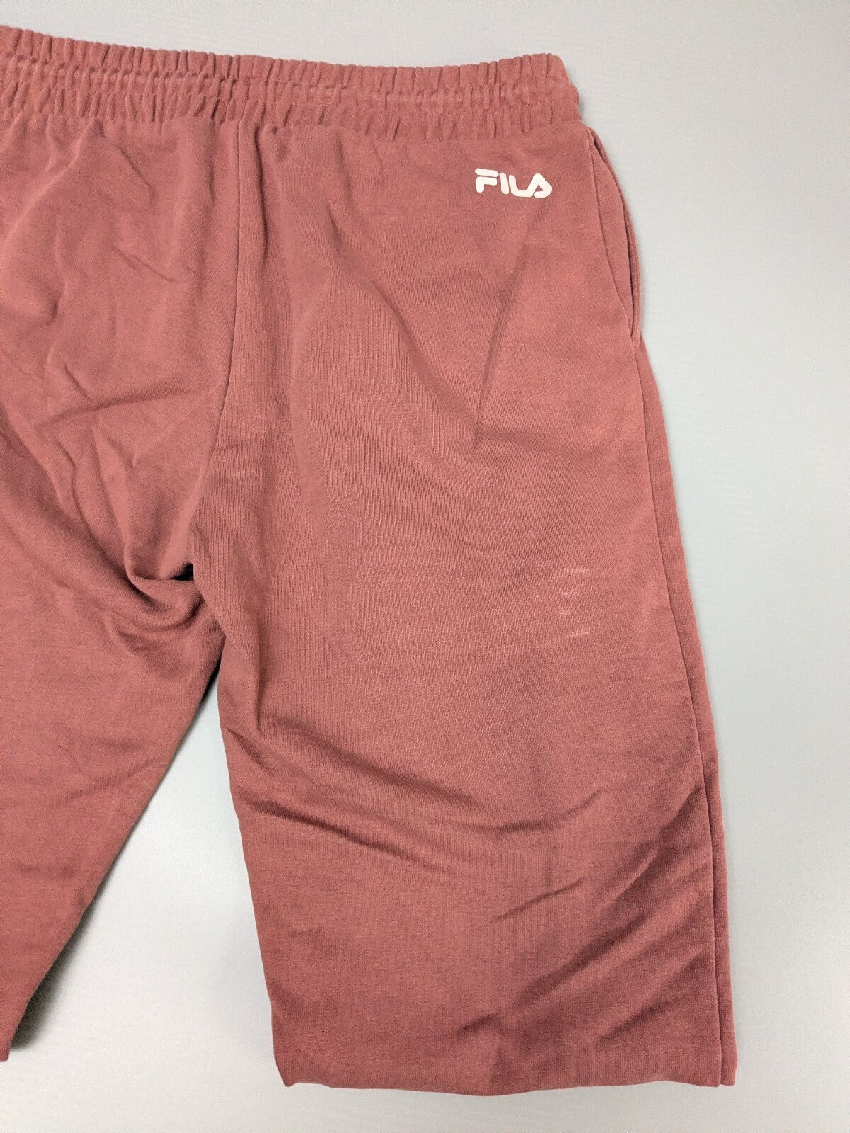 Fila Joggers Womens M Pink Elastic-Waist Sweatpants Activewear