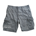 My Store Goodfellow & Co grey cotton cargo shorts with utility pockets and button closure