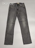 Wrangler Greensboro Grey Straight Jeans / Men's W33 L36 Extra Long