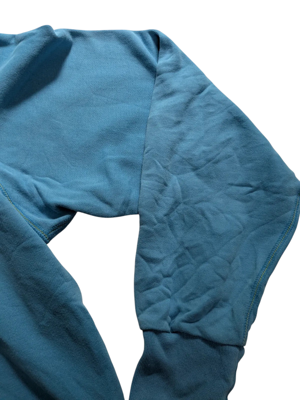 My Store Nike blue cotton hoodie sleeve detail with contrast stitching
