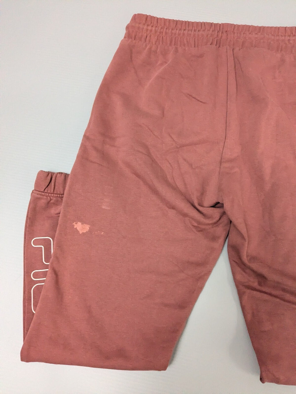 Fila Joggers Womens M Pink Elastic-Waist Sweatpants Activewear