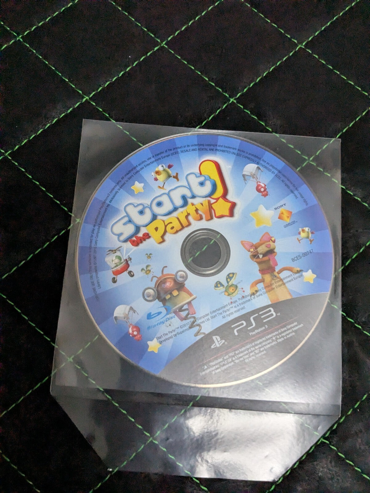 Start the Party PS3 game disc