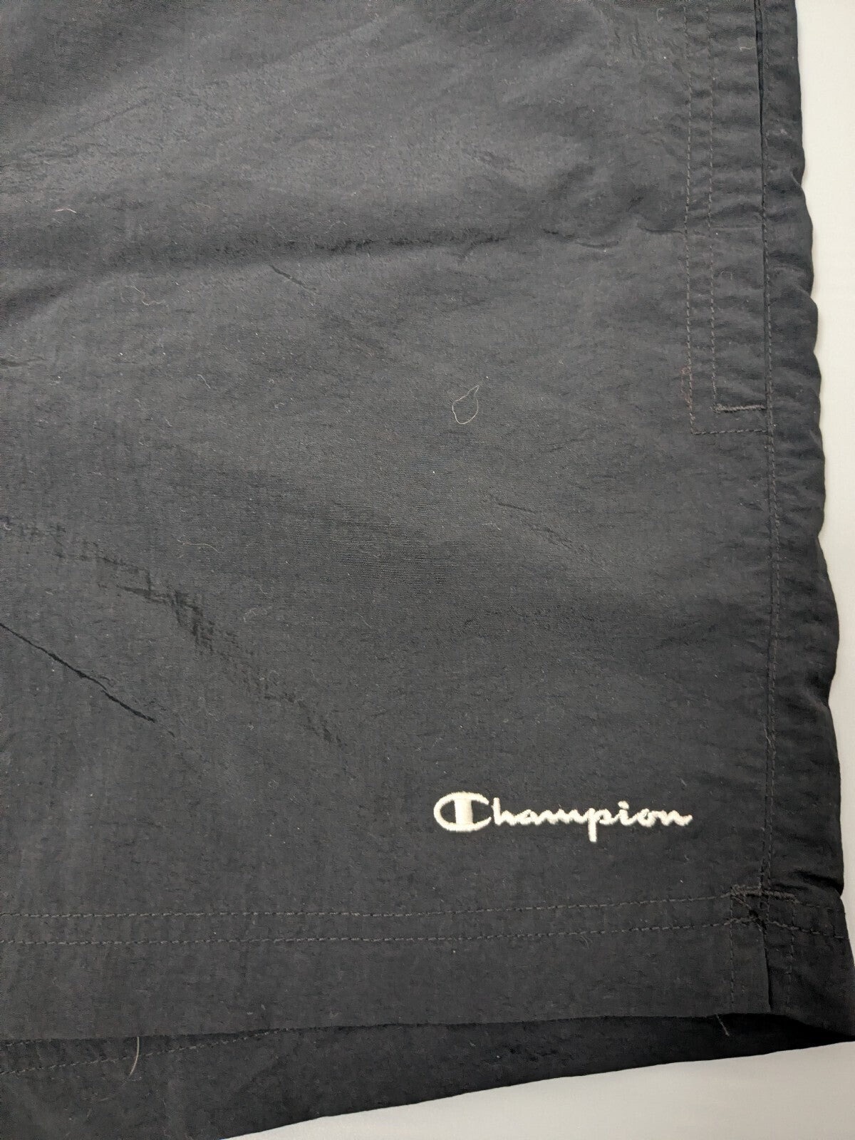Champion Swim Shorts Mens M Black Gym Trunks Beachwear