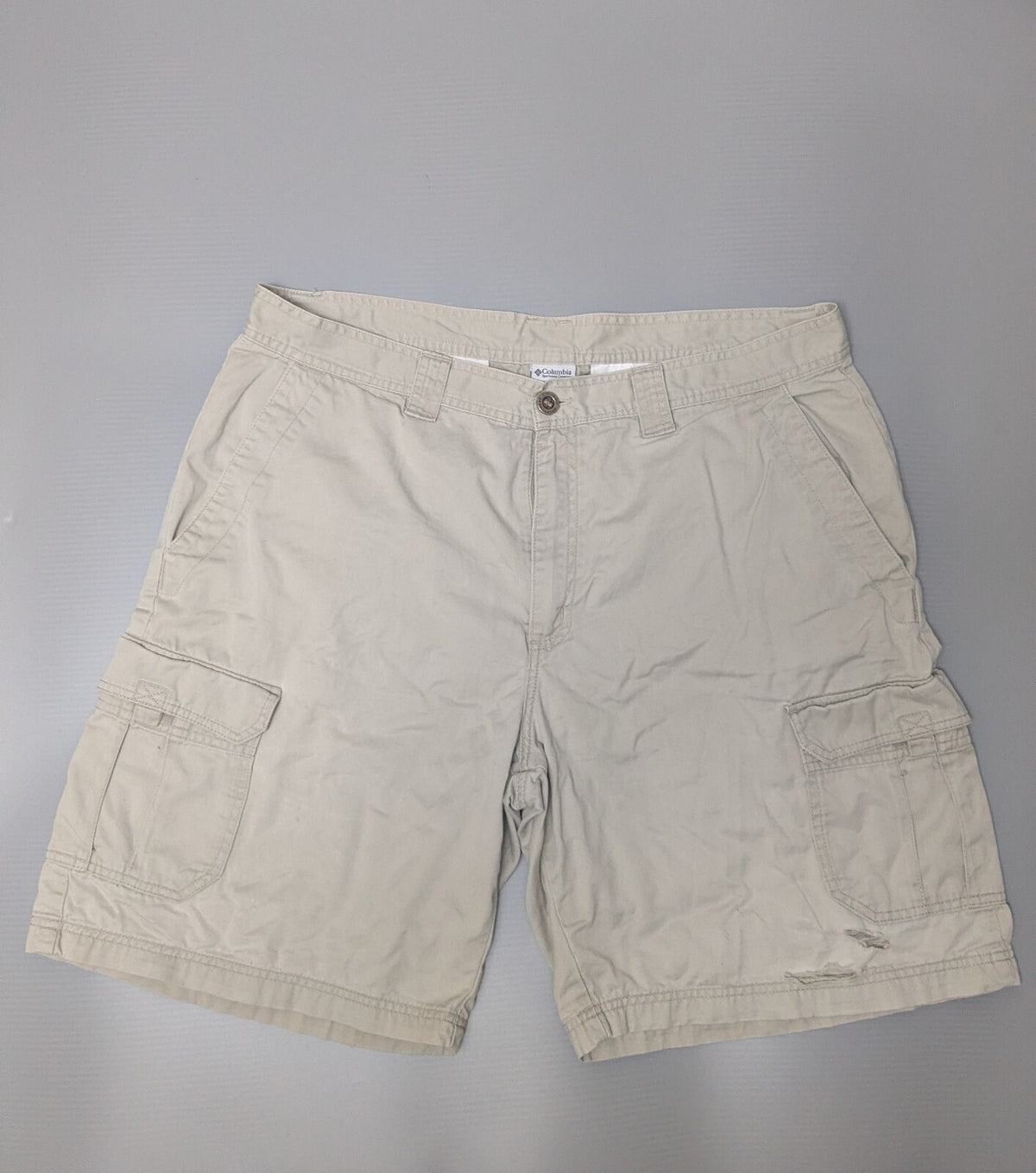 Columbia Cargo Shorts Mens UK 48 Grey Utility Gorpcore Y2K