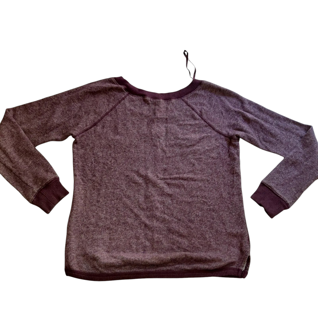 My Store vintage Gap 1969 berry crewneck sweatshirt with long sleeves and ribbed trim