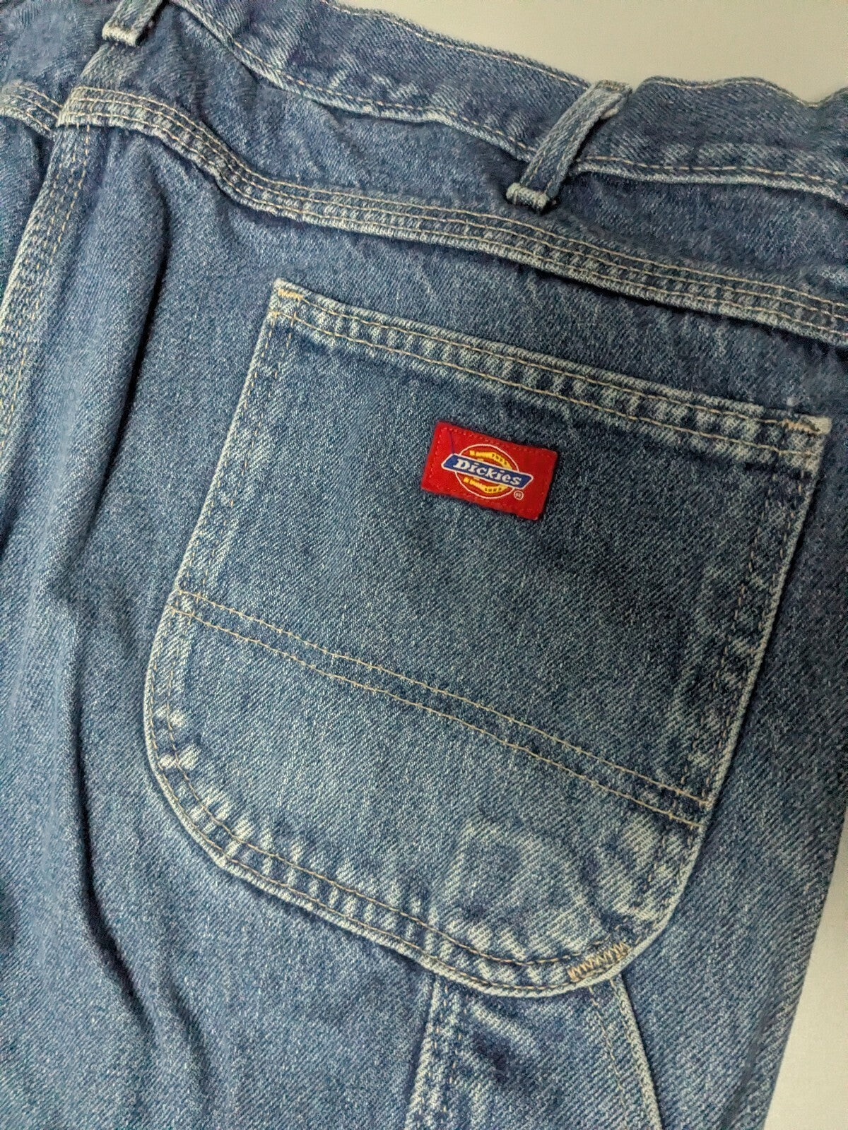 Dickies Carpenter Jeans Mens W40 L34 Blue Relaxed Fit LU200 Denim