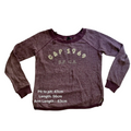 My Store vintage berry Gap 1969 crewneck sweatshirt with embroidered logo and ribbed trim