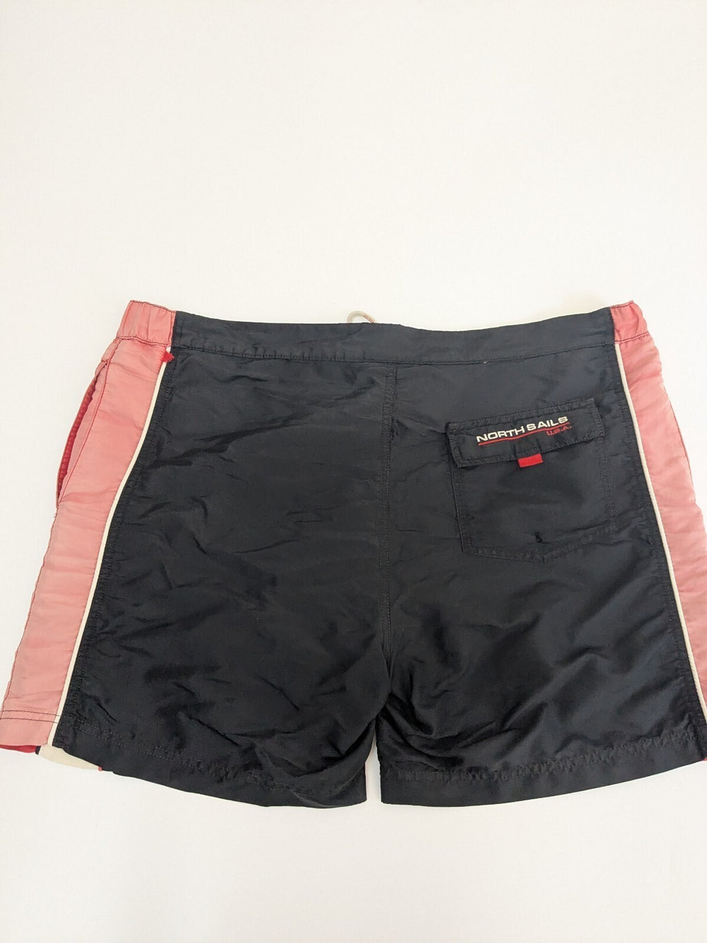 North Sails Swim Shorts Mens S Black Pink Board Shorts