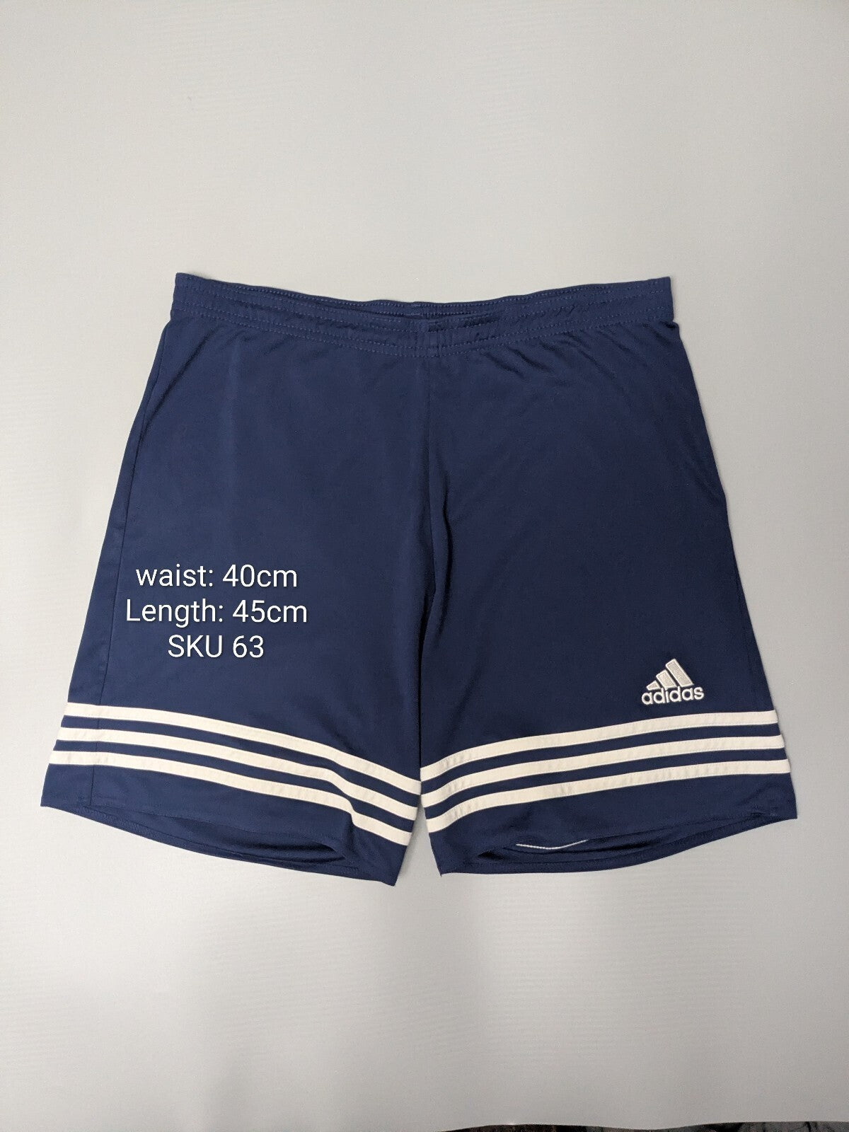 Adidas Shorts Mens W32 Blue Gym Workout Y2K Sports