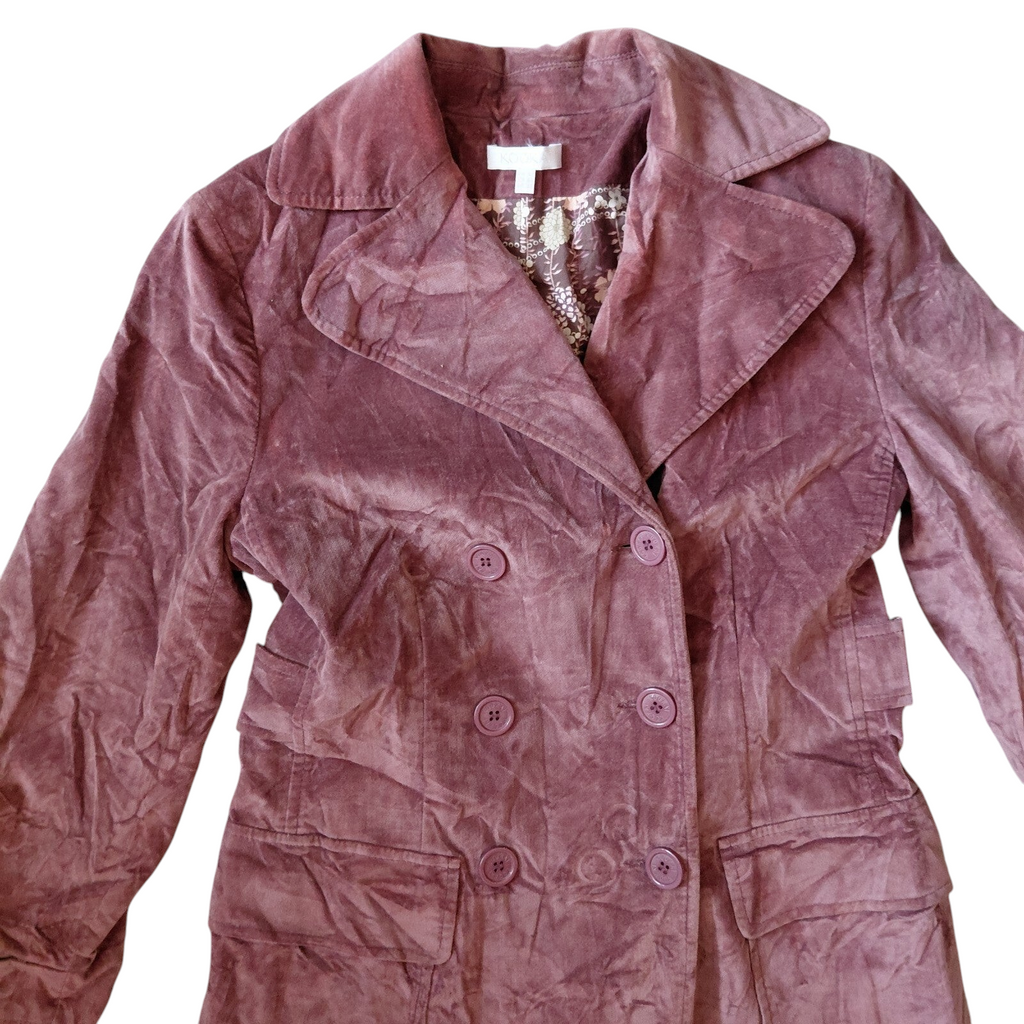 Kookai faux suede trench coat Size UK 14  FR 42 EURO 40 RRP £180