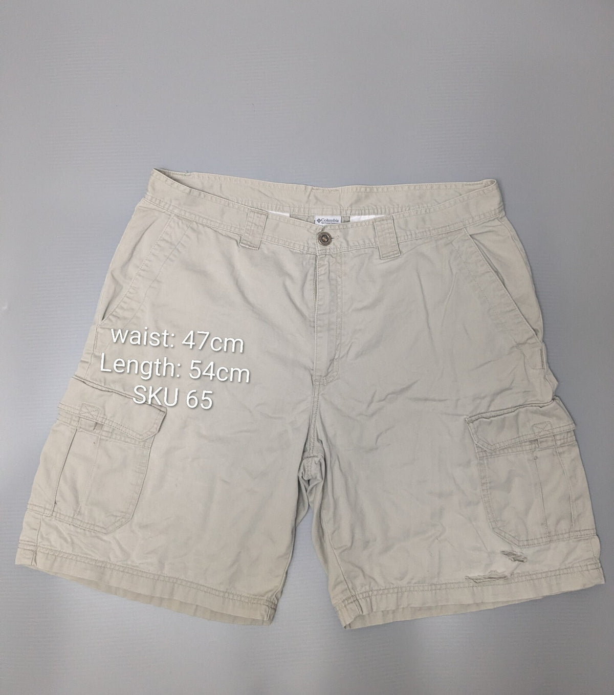 Columbia Cargo Shorts Mens UK 48 Grey Utility Gorpcore Y2K
