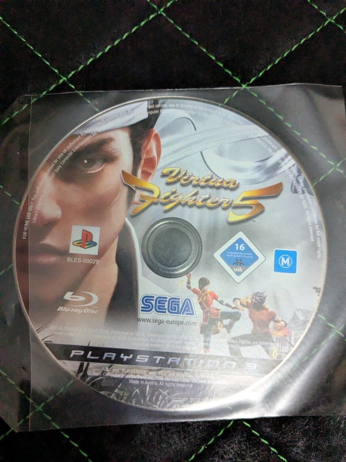 Virtua Fighter 5 PS3 game disc