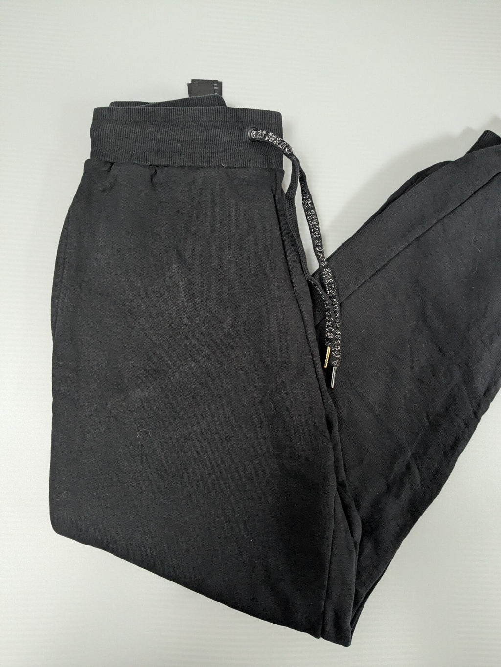 Guess Joggers Womens XS Black Elastic-Waist Sweatpants Activewear