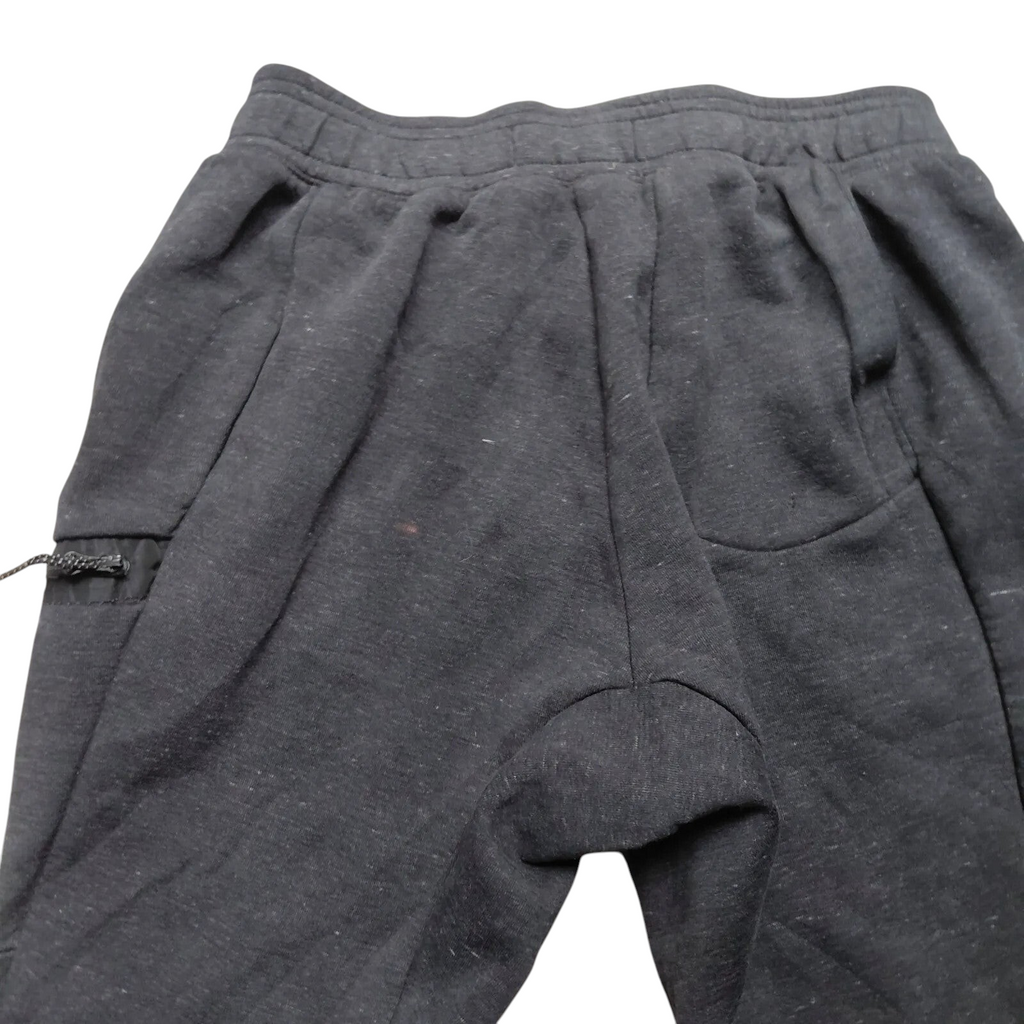 Nike Joggers Mens Charcoal Cotton Fleece Logo Cargo Sweatpants Pullover