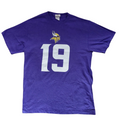 My Store purple Minnesota Vikings Adam Thielen number 19 graphic t-shirt in size medium