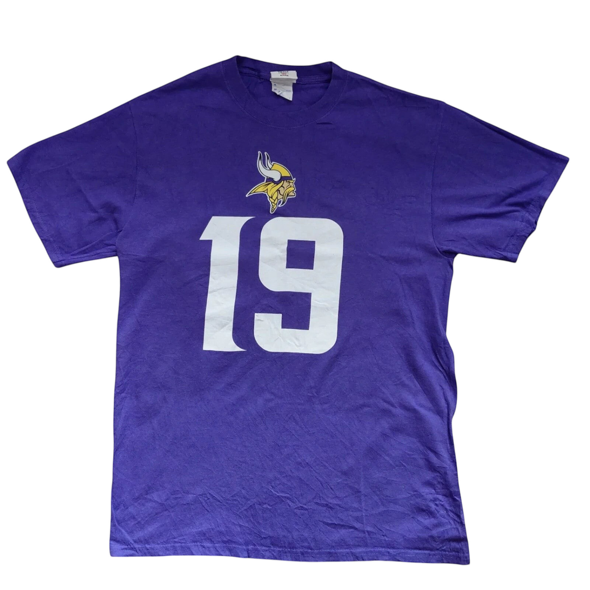 My Store purple Minnesota Vikings Adam Thielen number 19 graphic t-shirt in size medium