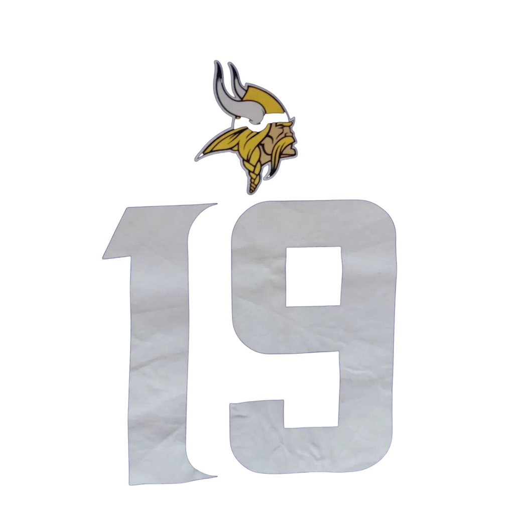 My Store purple Minnesota Vikings Adam Thielen number 19 graphic football t-shirt