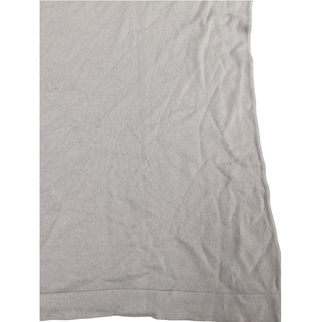 Patrizia Pepe Top Womens M Light Grey V-Neck Long Sleeve