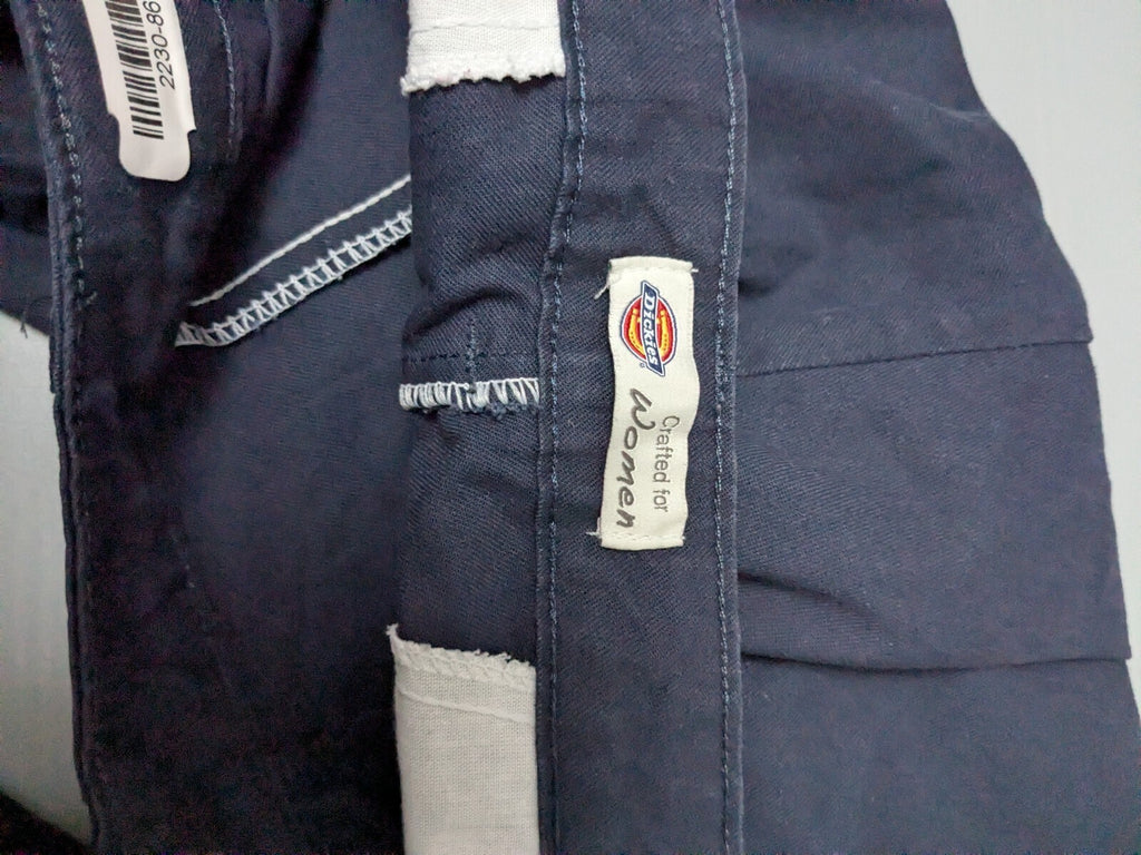 Dickies Cargo Pants Womens UK 16 Navy Blue Utility Workwear Y2K