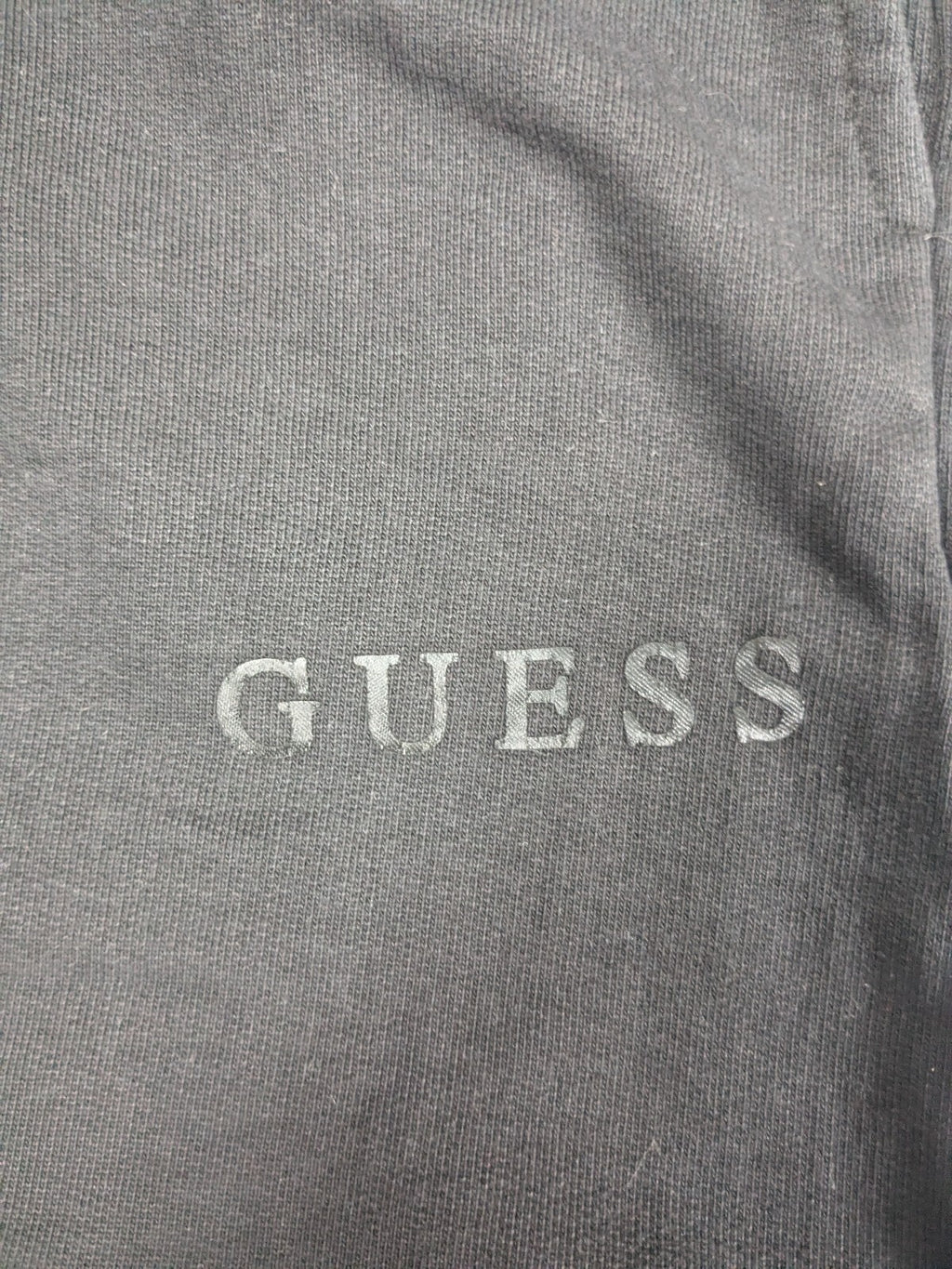 Guess Joggers Womens XS Black Elastic-Waist Sweatpants Activewear