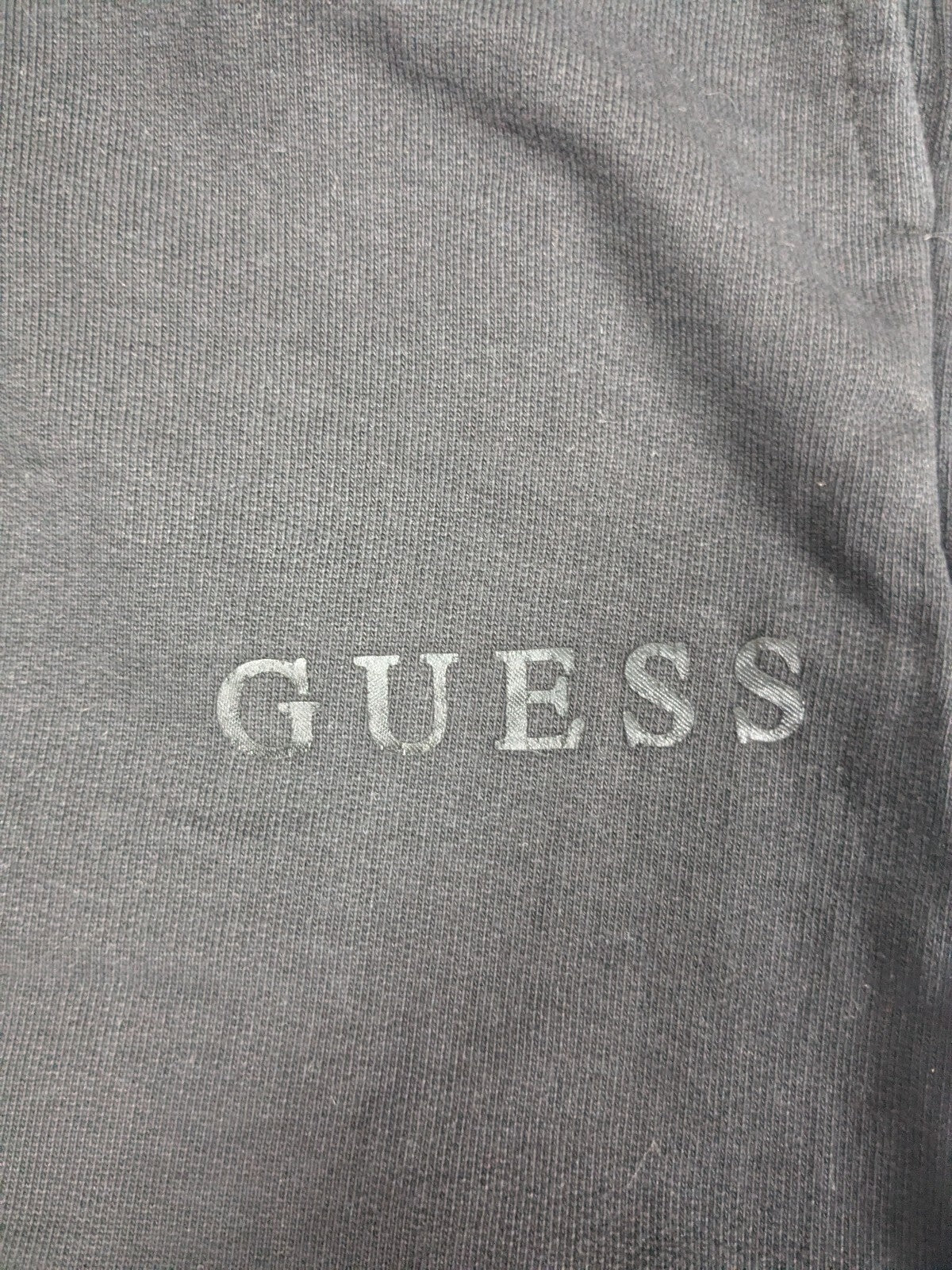 Guess Joggers Womens XS Black Elastic-Waist Sweatpants Activewear