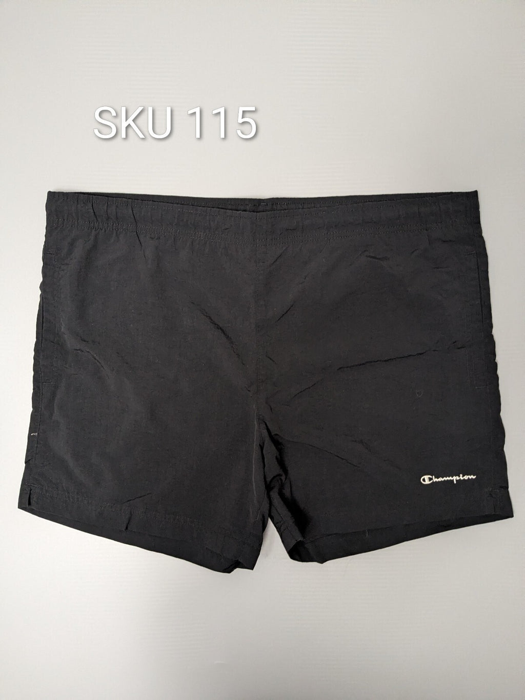 Champion Swim Shorts Mens M Black Gym Trunks Beachwear