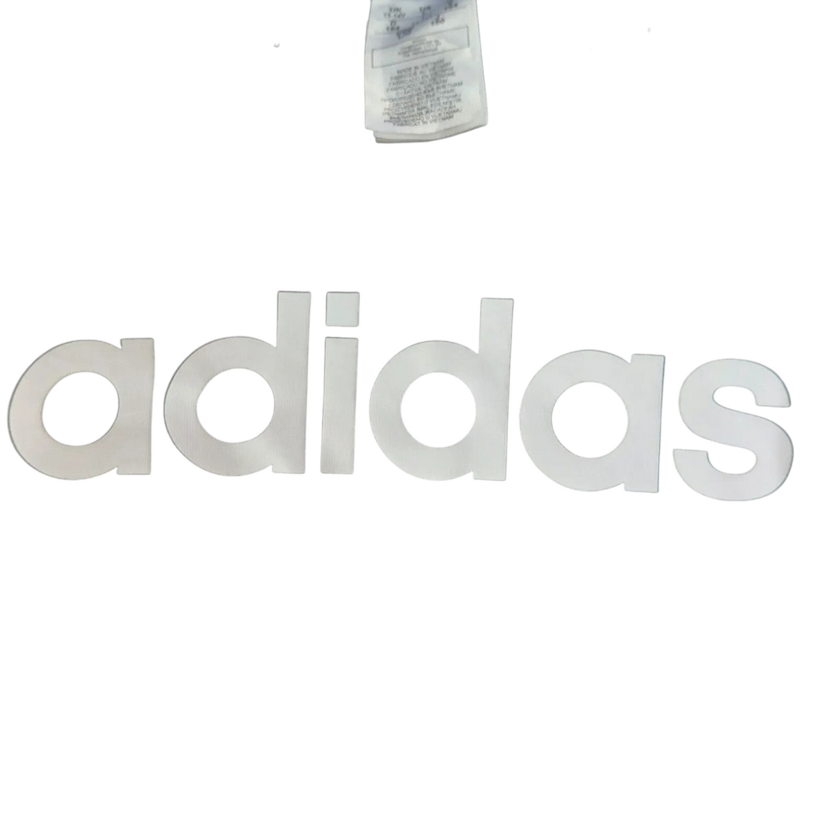 My Store black adidas pullover hoodie with white logo and branded inner hood lining for youth size 13-14 years