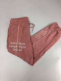 Fila Joggers Womens M Pink Elastic-Waist Sweatpants Activewear
