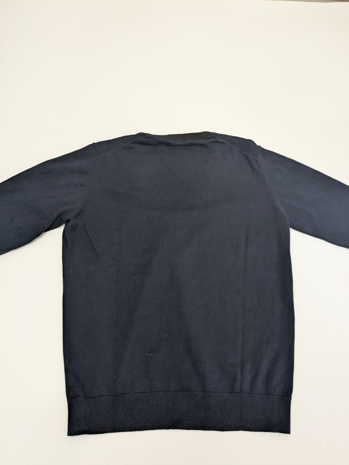 GAS Cardigan Mens M Navy Button-Up Knit Sweater