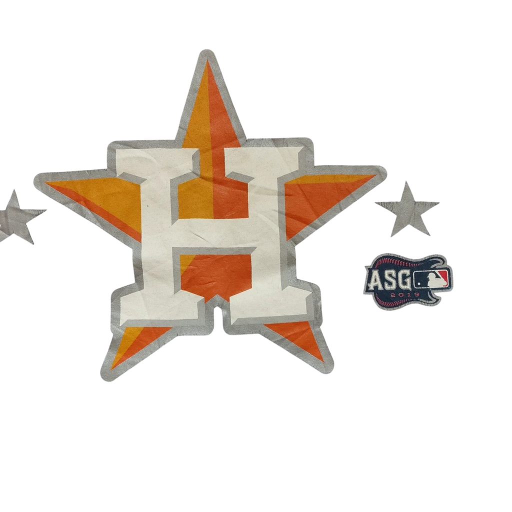 My Store Houston Astros graphic logo print on navy cotton t-shirt with 2019 MLB All-Star Game patch
