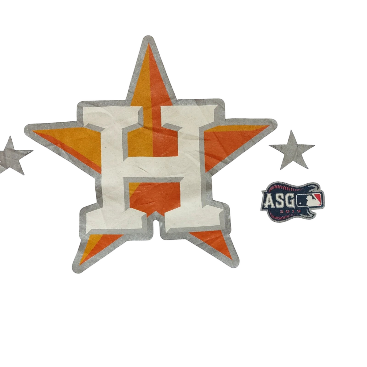 My Store Houston Astros graphic logo print on navy cotton t-shirt with 2019 MLB All-Star Game patch