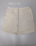 Columbia Cargo Shorts Mens W38 Stone Khaki Beige Utility Gorpcore