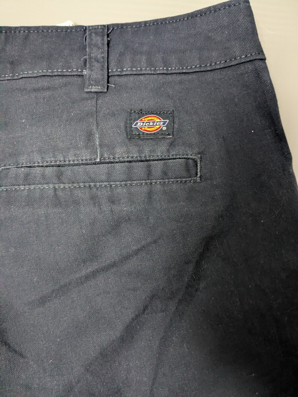 Dickies Cargo Pants Womens UK 16 Navy Blue Utility Workwear Y2K