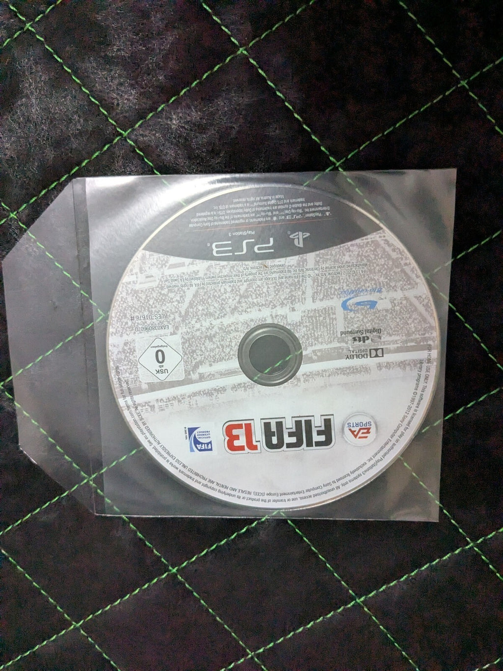 FIFA 13 PS3 game disc