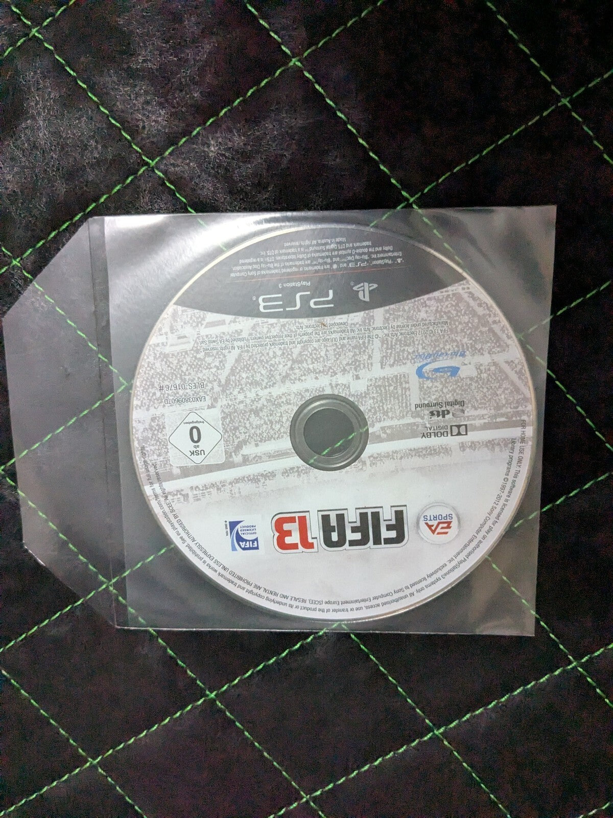 FIFA 13 PS3 game disc