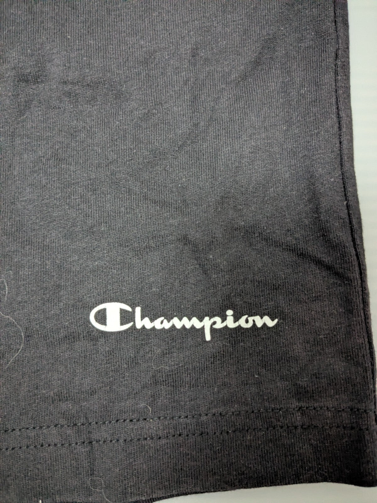 Champion Shorts Mens L Black Jersey Sweat Lounge Gym