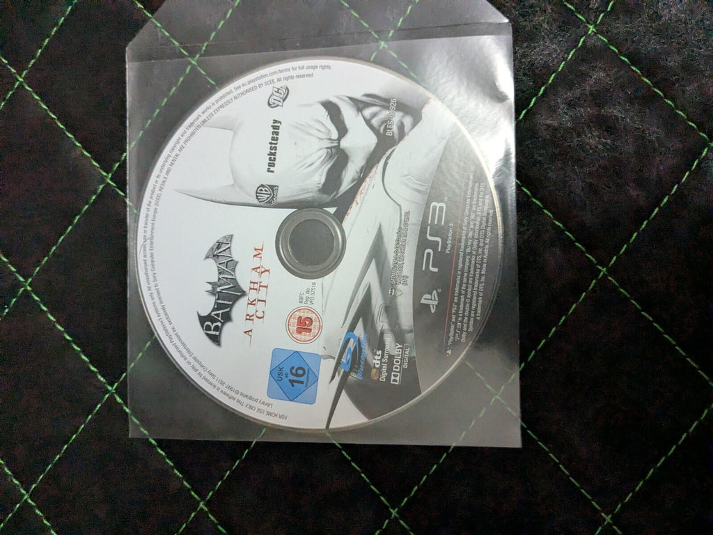 Eidos Batman Arkham Asylum PS3 Video Game Disc Only PAL