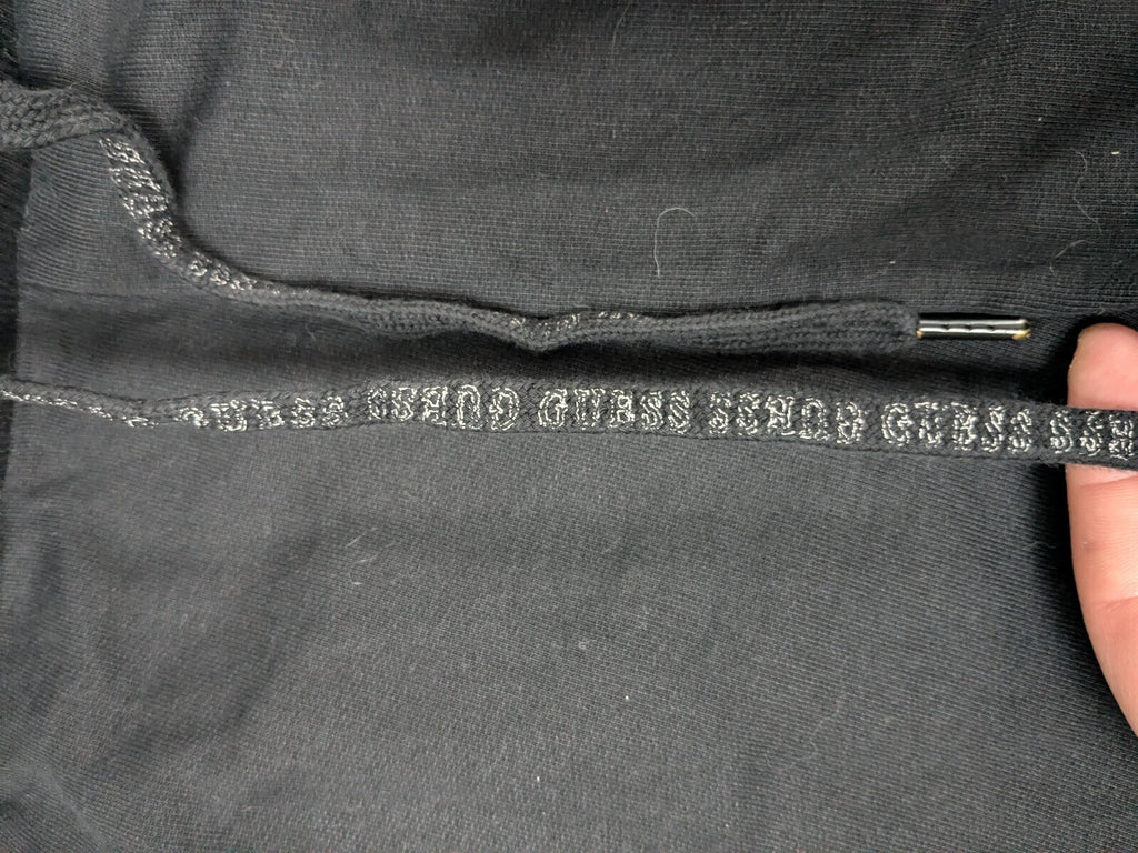 Guess Joggers Womens XS Black Elastic-Waist Sweatpants Activewear