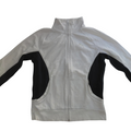 My Store pre-owned white and black Puma women's track jacket with full zip closure and logo detail