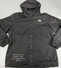 The North Face black hooded jacket