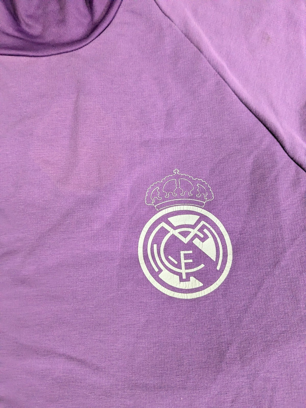 Real Madrid 2016/17 Adidas Training Drill Top Purple Size M